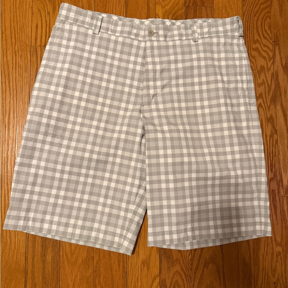 Nike Light Gray Plaid Men's Shorts